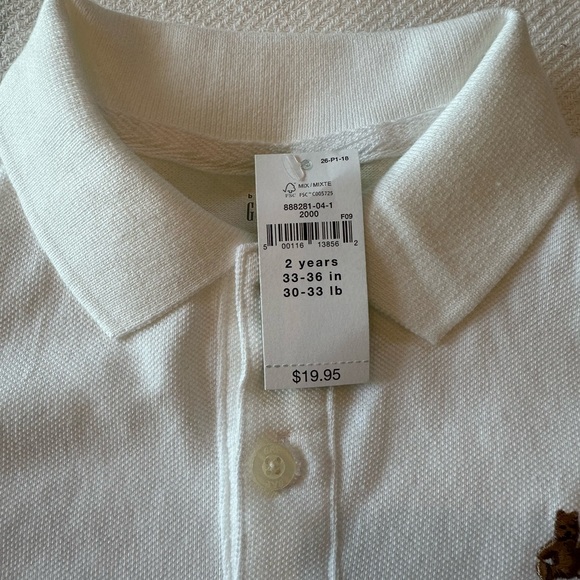 babyGap Pique Polo Shirt | Size 2T - Picture 2 of 3